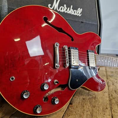 Navigator By ESP SA-120 Cherry circa.1980’s Semi-Hollow Electric Guitar image 15