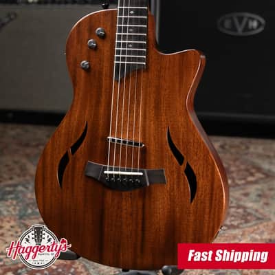 Taylor T5z Classic Hollowbody Electric Guitar - Classic Mahogany Stain with Gig Bag image 1