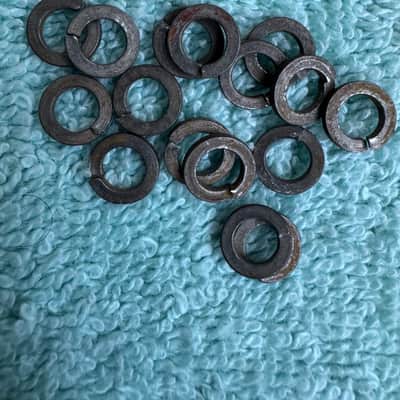 Rogers Lot of 8 Beavertail Vintage Cleveland era Tom Drum Lugs Lot #1 60s - Chrome image 9