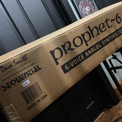 Sequential Prophet-6 49-Key 6-Voice Polyphonic Synthesizer 2018 - 2020 - Black with Wood Sides image 19