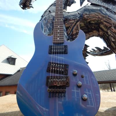 Kramer Pacer 1985 - Flip Flop Blue/Purple Tilted Bridge Pickup image 1
