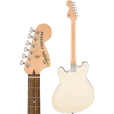 Squier Affinity Series Starcaster Deluxe Electric Guitar. Laurel Fingerboard, Olympic White TGF33 image 4