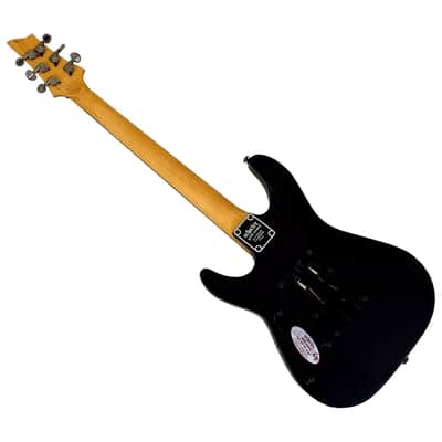 Schecter Demon-6 FR guitar in Aged Black Satin B-Stock 0310 image 5