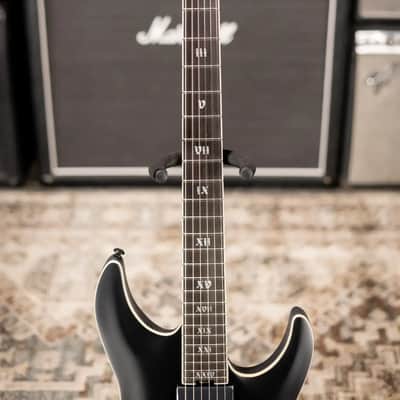 Schecter C-1 SLS Elite Evil Twin Electric Guitar - Satin Black image 5
