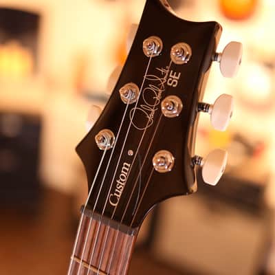 PRS SE Custom 24 - Black Gold Burst 0600 image 10