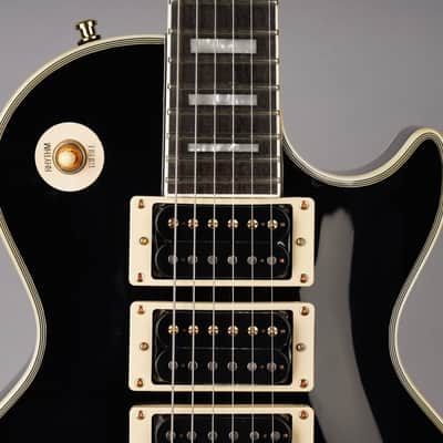 Epiphone Limited Edition Peter Frampton Les Paul Custom - 2018 - Ebony w/Gold image 4