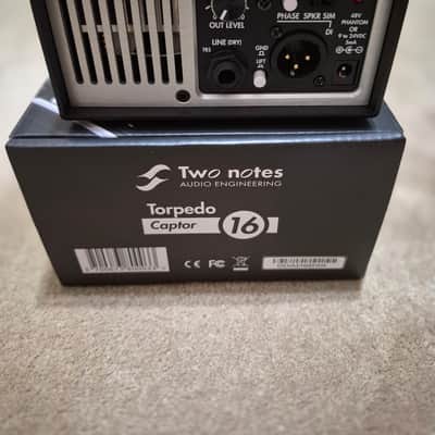 Two Notes Torpedo Captor Loadbox / Attenuator / DI - 16 Ohm 2010s - Black image 4