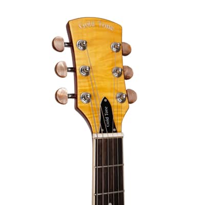 Mojo: Round-neck Resonator Guitar with Pickup and Case image 6
