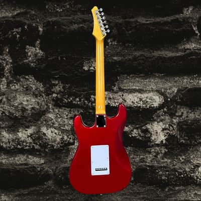Aslin Dane AST -4   Canda apple red-with glossy maple fingerboard image 3