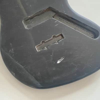 Black Basswood Jazz Bass Style Body image 3