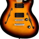 Squier Affinity Series Starcaster Electric Guitar Maple FB, 3-Color Sunburst