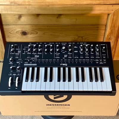 Moog Messenger 32-Key Monophonic Synthesizer - Black image 1