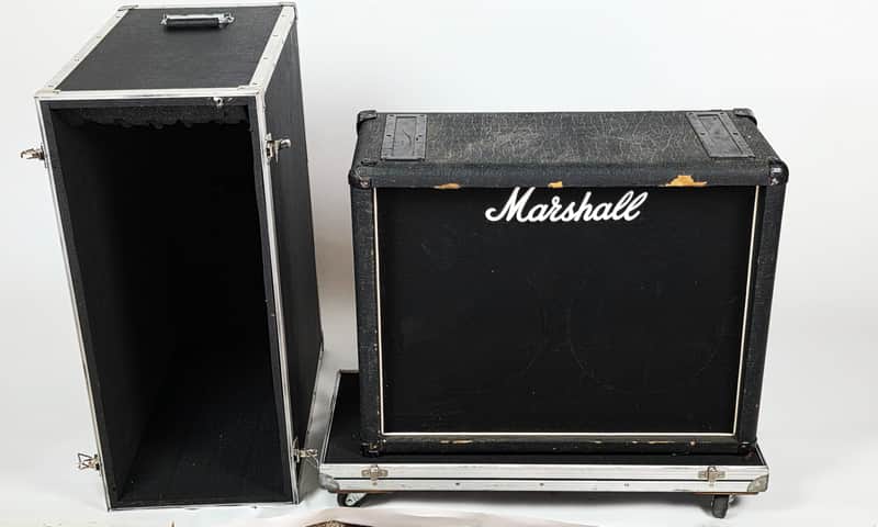 Marshall 1936 Vintage 130-Watt 2x12" Guitar Speaker Cabinet 1990 - Present - Black image 1
