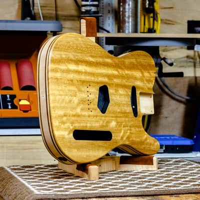 Iroko and Maple Tele Body / Iroko & Ash Tele image 5