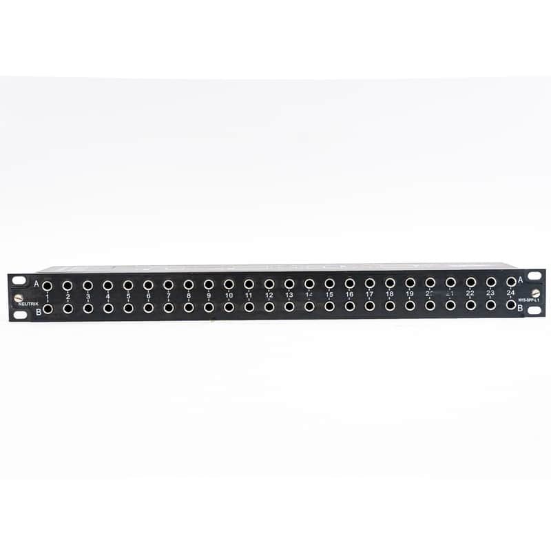 Neutrik NYS-SPP-L 48-Point 1/4" TRS Balanced Patchbay image 1