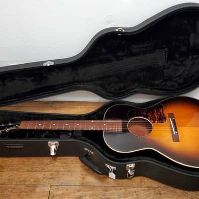 1943 Gibson L-00 Parlor Acoustic in Sunburst; Comes with After-Market Hard Case and Pro-Setup! image 24
