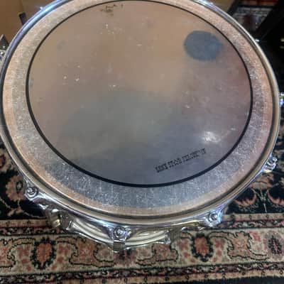 Vintage Ludwig 14x12 Marching Snare Drum White Monroe USA #3180885 w/ Strap image 4