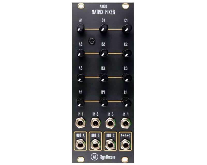 AI Synthesis AI008 Matrix Mixer - Black image 1