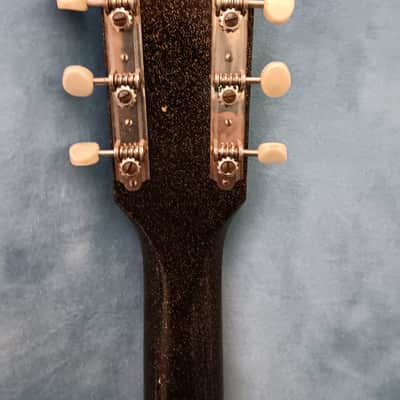 Alden Harmony H45 Stratotone 1960's - Black gold sparkle image 4
