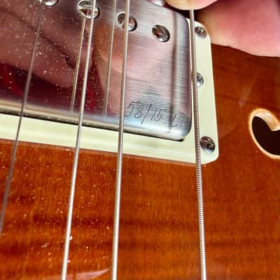 PRS SE Hollowbody II Piezo USA pickups 2020 - 2024 - Black Gold Burst image 12