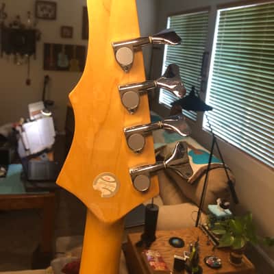 Epiphone Bat Wing Accu-Bass Jr. 90's - Black image 3