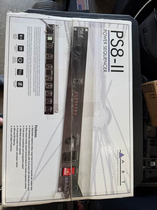 ART PS8-II Power Sequencer 2017 - Present - Black image 1