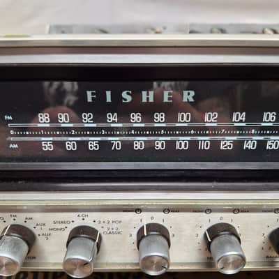 Fisher 801 Quadraphonic receiver 1972 - Oiled Walnut Veneer image 7