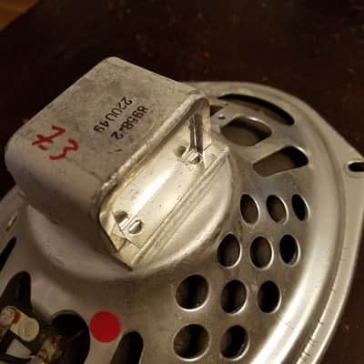 Jensen 69J11 V1 317-2 6X9 Vintage Speaker AlNiCo 8 Ohm 11 Watt guitar paper cone DAMAGE1960 - Silver image 2
