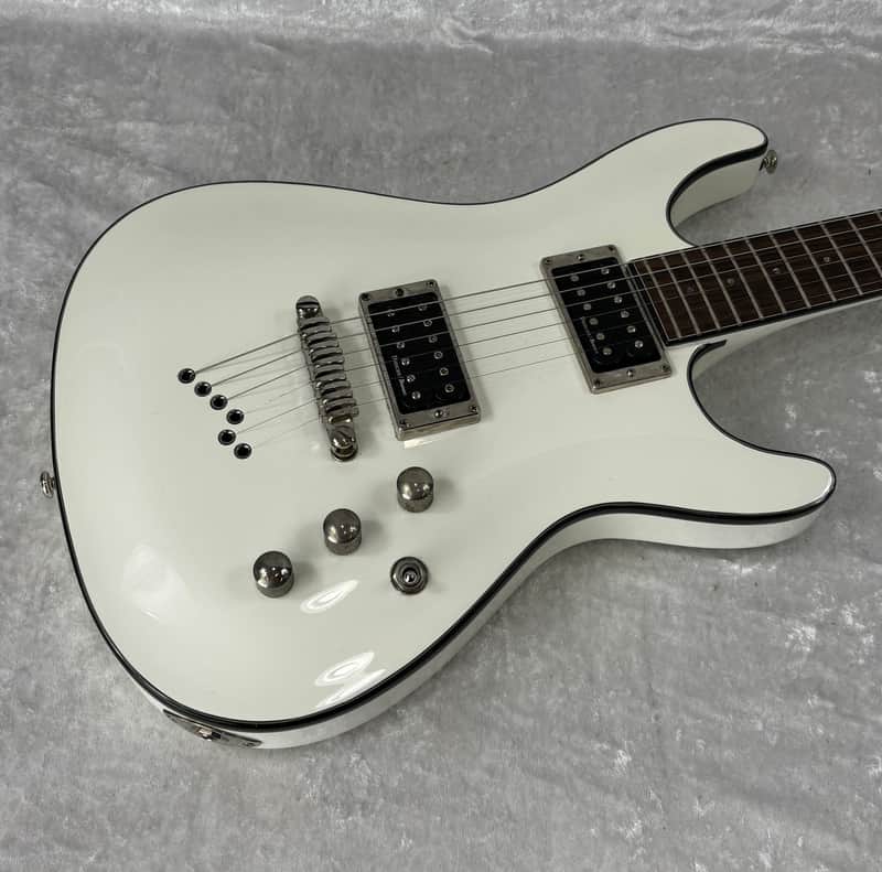 Ibanez SZ320EX electric guitar in gloss white finish with case image 1