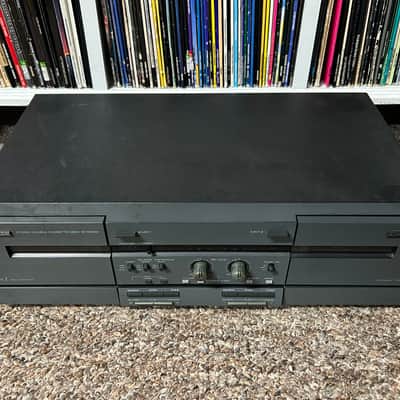 Mitsubishi M-T5200 Stereo Double Cassette Deck Dual Tape Player TESTED READ image 1