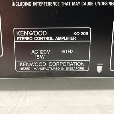 Kenwood KC-209 Control Amplifier Stereo Control Amplifier | Reverb