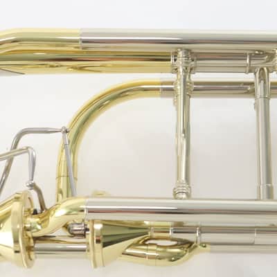 S.E. Shires Q-Series Bass Trombone with Dual Axial Flow Valve SN Q12782 SUPERB image 8