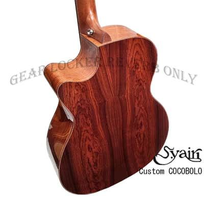 S.yairi Custom made solid sitka spruce & Cocobolo grand auditorium acoustic guitar Syairi image 8