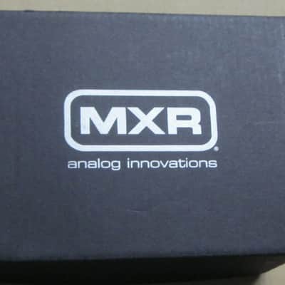 very lightly handled / mostly very clean MXR EMPTY BOX for M148 Micro Chorus Reissue (NO pedal) +original Instructions, original Warranty/Registration & MXR Quick Guide (2010s-2020s) BOX: black cardboard w/silver color MRX logo / LABELS yellow & black image 15