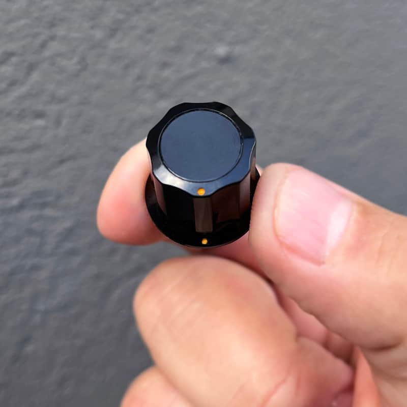 Moog Clone Knob Opaque Black image 1
