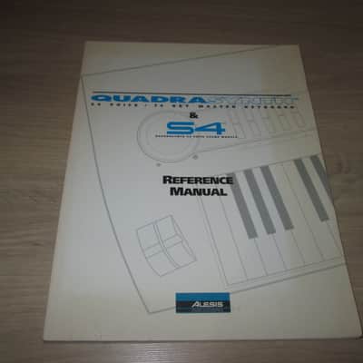 Alesis Quadrasynth & S4 Original Reference Manual - Synthesizer Catalog