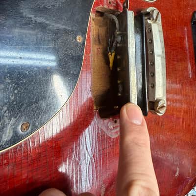 Early 1965 Gibson SG Junior - Cherry - Wide Nut image 24
