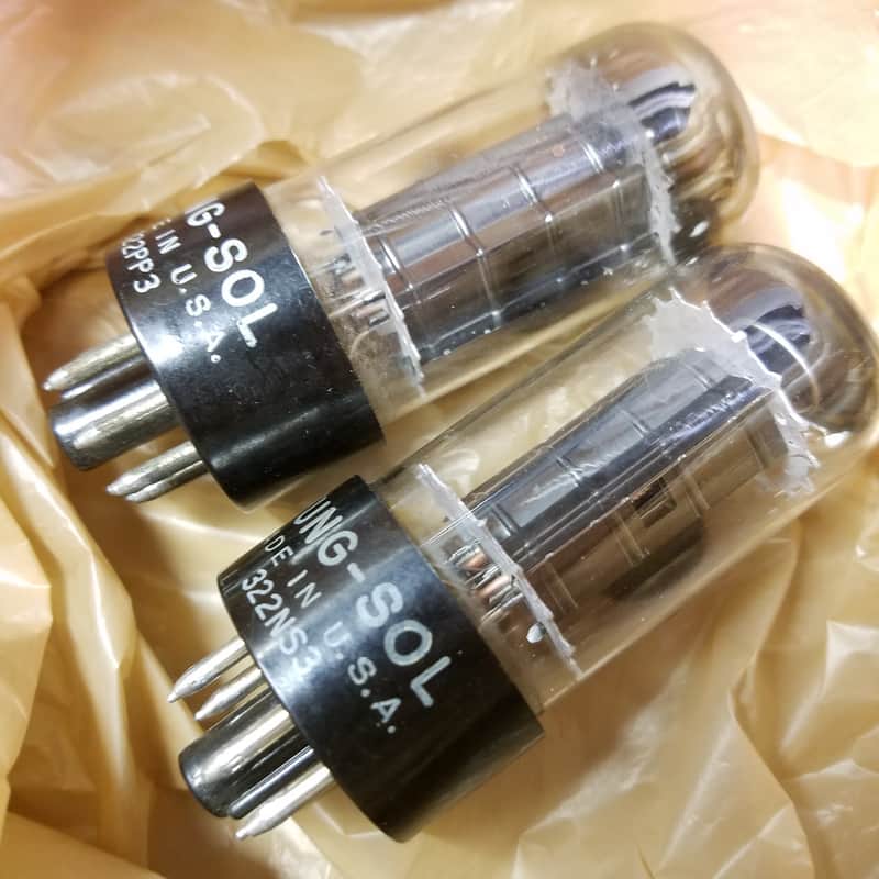 Tung-Sol ONE (1) 6V6GT AT1000 TESTED Vacuum Tube Clear Glass Beam Power 6V6 1946-1959 image 1