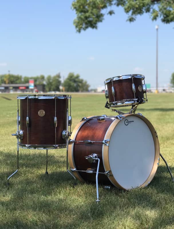 JB Drum Co. 18/13/10 Custom Maple Bop 3pc Kit image 1