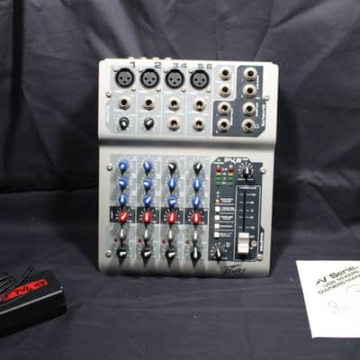 Peavey PV6 USB 6 Channel Mixer 2010s - Grey image 1