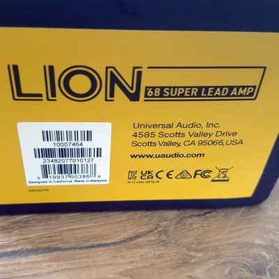 Universal Audio Lion '68 Super Lead Amp 2023 - Present - Black image 13