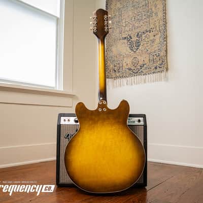 Harmony H-75 Hollowbody Electric Guitar in Vintage Burst - 1963 image 24