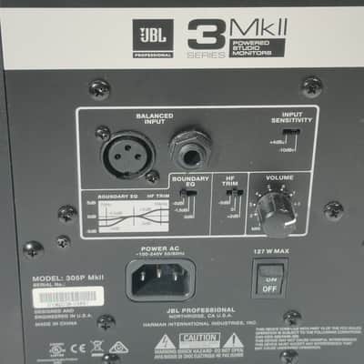 JBL 305P MkII Powered Studio Monitor (2 monitors) image 7