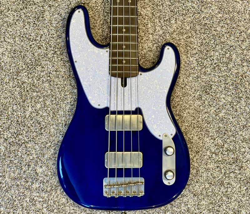 2025 Bluesman Vintage 2T5 5-string Bass Guitar - Translucent Cobalt Blue | 8.9lb image 1