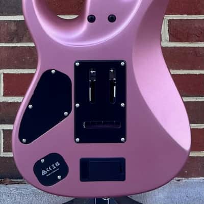 Ibanez TOD10MM Tim Henson Signature Model, Metallic Mauve, Tree of Death Inlay, Roasted Maple Neck, Fishman Fluence Pickups, Locking Tuners, Gig Bag image 7