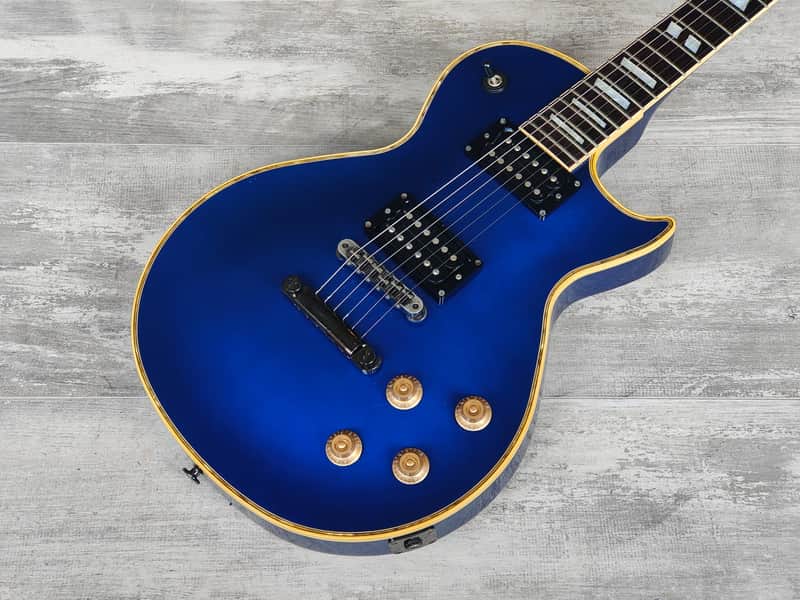 1997 Greco Japan LG-70 Eclipse Style Les Paul (Blue) image 1