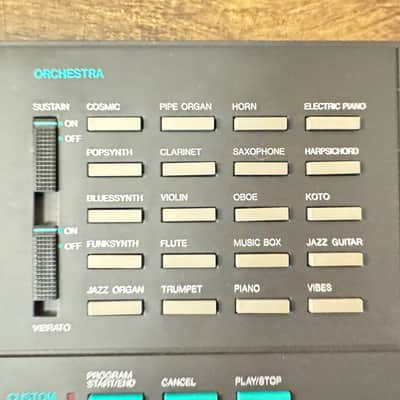 Yamaha PSS-370 Synthesizer 1987 - Black image 3