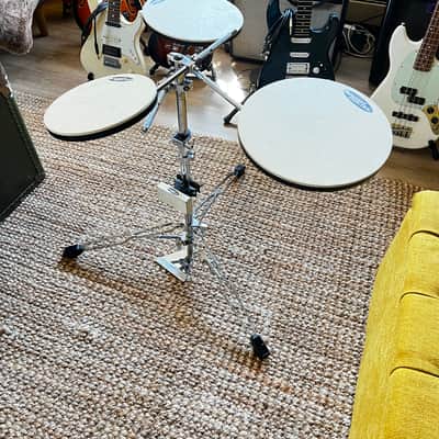 DW DWCPPADTS4 Go Anywhere 4pc Practice Pad Drum Set with Stand image 2