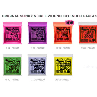 Regular Slinky 7-String Ni-Plated Wnd Electric Guitar Strings 10-56 Gauge Set 10 13 17 26 36 46 56 image 7