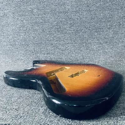 Tobacco Burst Left Handed Jazz Bass Body image 2